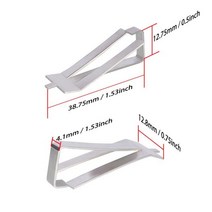 54 3 2 1 개/몫 스테인레스 유리 가열 침 클립 클램프 프린터 빌드 플랫폼 리테이너 Ultimaker Ender3, 04 4PCS
