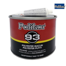 POLIKOR 폴리코 93 판금퍼티(4kg) 경화제 포함 아연퍼티