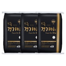 쌀집총각 진품 추청 경기미 쌀, 10kg, 3개