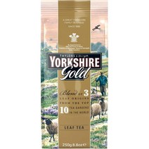 Yorkshire Tea 골드티 루즈리프 요크셔 차 영국홍차직구 250g 3팩, 13개