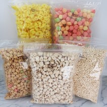 뻥튀기 모음 강냉이 마카로니 뻥튀기 개나리콘 앵두콘 쌀튀밥 떡국떡튀밥, 12_레인보우뻥튀기