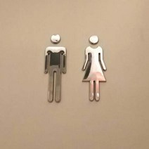 남녀 화장실구분 스티커 화장실표지판