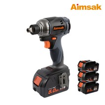 상명툴 아임삭 18V BL18X705 3B 임팩 드라이버 렌치 겸용 배터리3개, 3개
