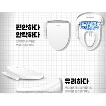 새해할인쿠폰 최신형 통변비데 애플비데AB-K8663 3년보증 필터5개 대형변좌 방수 안심비데 자가설치할인, 자가설치