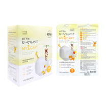 [50매] KF94 마이원카트 마스크 소형 대형 보건용 국산 블랙, KF94 마이원카트 소형 블랙 50매