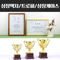 A4 미니 상장 케이스 액자 트로피 운동회 우승컵, 선택02)A4 상장액자 체리
