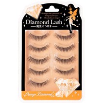 DiamondLash 인조 속눈썹 오렌지 no.204 5쌍 눈매 연장