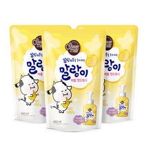 샤워메이트 말랑이 버블 핸드워시 바나나 리필, 450ml, 3개