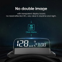 무선 HUD 헤드업디스플레이 업데이트 버전 OBD 헤드 업 디스플레이 HUD 디지털 속도 프로젝터 경고 GPS, 01 OBD HUD L3
