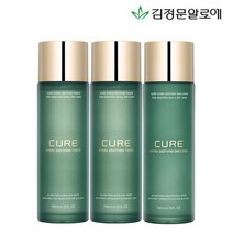 [김정문알로에] 큐어 수딩 토너 2개+에멀젼 1개, 단품