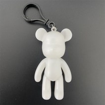 마켓영 푸어링 무지 베어브릭 키링 만들기 diy, 8cm 베어브릭 키링(단품)