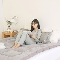 두껍고 푹신한 자가발열 양면 토퍼 S SS Q K