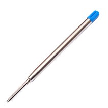 부드러운 잉크로 채워진 10 개의 고급 볼펜 리필 0.7mm 중간 충전 부품 도매, 04 5PCS black 5PCS blue