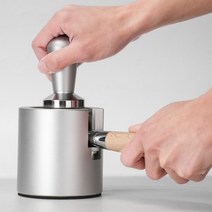 자동탬핑기 커피 오토탬퍼 58mm 바리스타 에스프레소 플랫 베이스 프레스 매트 도징 링