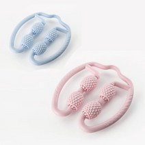 종아리롤러 허벅지마사지롤러 다리안쪽근육운동기구 스트레칭, 파스텔블루