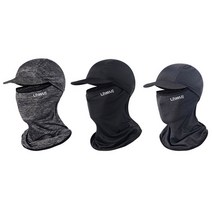 [MantaX] 1+1 LW 쿨링 캡바라클라바 아이스 캡모자 여름마스크, 다트그레이,멜란지그레이