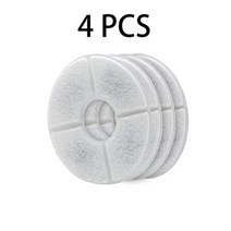 고양이 개 물 마시는 분수 활성탄 교체 필터 4812 pcs 분수 디스펜서 피더, 4개