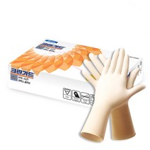 유한킴벌리 크린가드 G10 소프트 식품용 라텍스장갑 L M S 100매, S 소형, 소(S), 100개