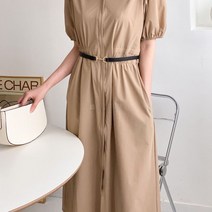 여자 얇은 페이크레더 정장 금장 벨트