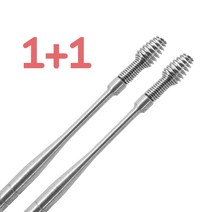 룸804 귀파개 귀청소 귀지 쏙 귀크리너 고급형 실버 위생 스프링 귀이개