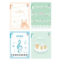 펜피아 1000 3-6 제본 음악노트 10권