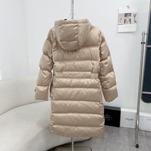 강아지패딩 강아지 오리털 패딩 강아지겨울옷 여성용 중간 길이 슬리밍 다운 양털 모자 KR8854, 9.K003 - L
