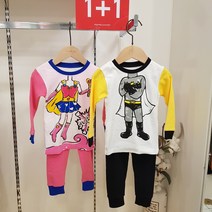 (1+1패키지특가) 모이모이깜피 유니프랜드 박쥐히어로+원더걸 후라이스9부내의 2벌세트