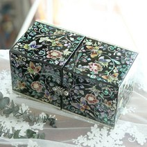 아이비2호씨크릿 자개보석함 자개함 나전칠기보석함, T9아이비2호씨크릿자개보석함:선물포장O