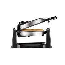 Chefman 와플메이커 쿠킹 파니니메이커 베이킹 크로플 소형가전 227743, Stainless - Rotating