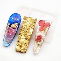 레진 공예 아트 미니 헤어핀 머리핀 몰드 악세사리 부자재, 헤어핀-심플골드_10개