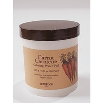 스킨푸드 캐롯 카로틴 카밍 워터 패드 60매, 1개