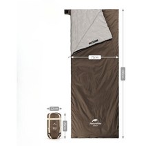 초경량침낭 차박침낭 캠핑이불 미니침낭 야외침구, 브라운680g