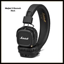 Marshall Major II 무선 블루투스 접이식 서브우퍼 선명한 스포츠 마이크 정품, 1.Black Major II BT, 1.
