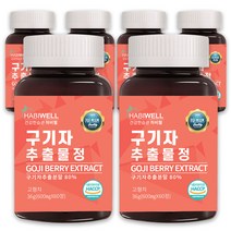 하비웰 구기자추출물정 600mg X 60정, 6병