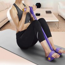전신 로잉밴드 근력 운동 홈트 탄력 헬스 밴드 팔운동, 튜브4개 블루