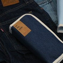 [하이모리] 비온뒤 on the table 펜케이스 (denim) [필통 대학생 고등학생 펜파우치 펜슬포켓 펜슬케이스], 다크 데님