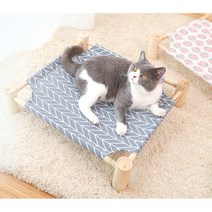 강아지 고양이 해먹 침대 4계절용 강아지해먹 애견침대 고양이침대 쿠션 방석 쿨매트, 오리
