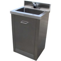 페달 개수대 풋 터치 손 세정대 위생 발 절수 실험실, 수도꼭지 없는 1인용 500x420x880