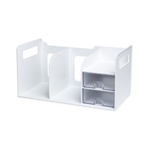 시스맥스 서랍책꽂이 학생책꽂이 책상책정리 미니 3칸 책장 사무용책장 공부방책장, 민트