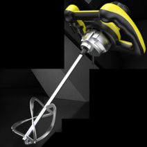 페인트 교반기 시멘트 퍼티 혼합 믹서 산업용 조색기, 3000W+60스테인리스 더블 마운틴 폴