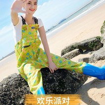 가슴장화 여성 허벅지 장화 갯벌체험옷 바지 선상 물장화 허리 웨이더 갯바위 전신, 245, B