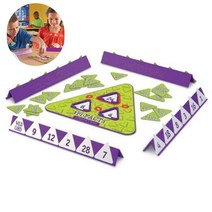 두뇌발달 초등수학교구 삼각 연산 곱셈 나눗셈 게임 수학교육, 상세페이지참조