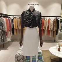 모조에스핀 J212XSD101 기본 H라인 스커트 화이트