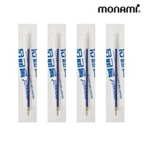 모나미 153 영심 리필 0.7mm 12입, 블루, 2세트
