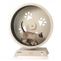 고양이 캣휠 런닝머신 스텝 장난감 운동 트레드밀 쳇바퀴, S 레이저 빛 티저 스틱