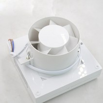 4인치 환기 팬 욕실 화장실 음소거 창 벽 제거 TVOC HCHO PM2.5, 02 EU