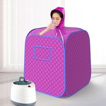 기타 가정용 훈증 반신욕 가족사우나룸 이동식 사우나텐트 색상 랜덤, 그레이