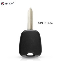 자동차 키링 키케이스 키홀더 KEYYOU 교체 트랜스 폰더 자동 키 커버 케이스 Fob Peugeot 106 Citroen C2, 03 model 3