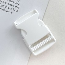 헤세드 NEW) 10컬러 38mm 컬러가방버클 플라스틱버클 하네스버클 (2개), 화이트