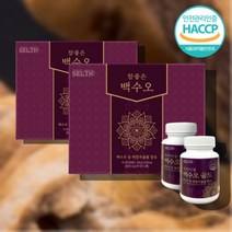 배수오 60대 50대 노인 어르신 여자 여성 백수오 유산균 정 백수오복합추출물, 백수오추출물정 90정 x4통